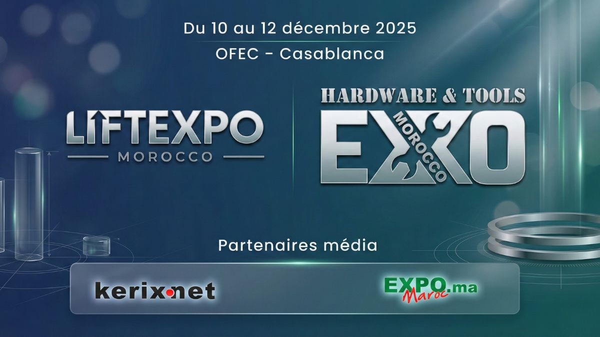 Rendez-vous à Hardware & Tools Morocco et Lift Expo 2025 !